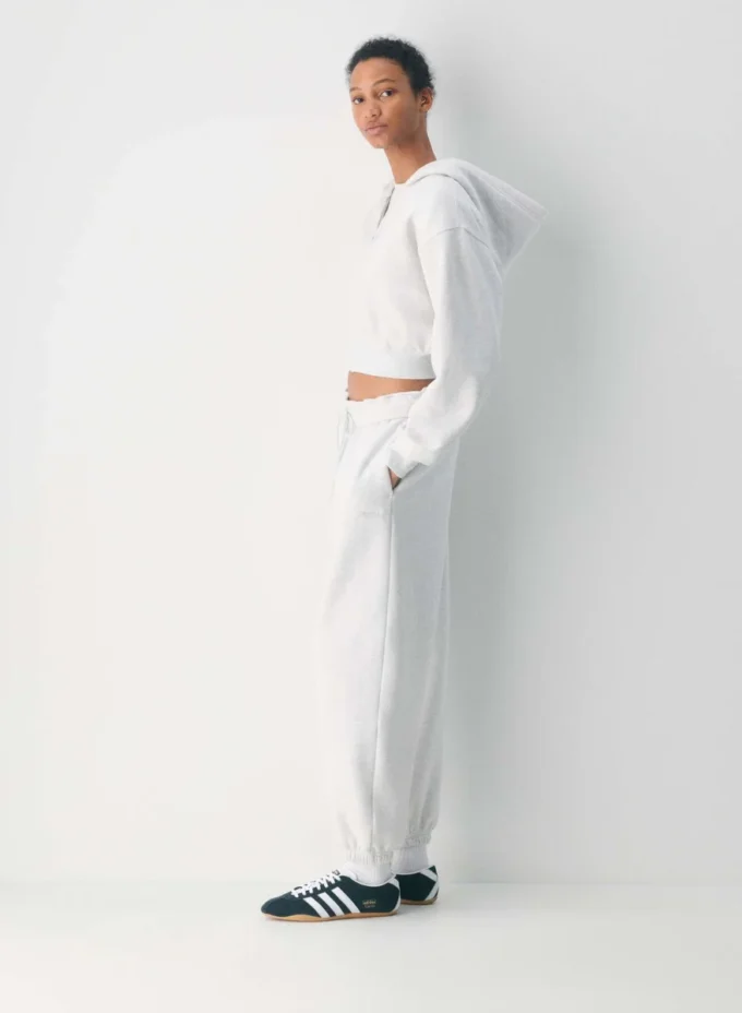 Pantalon de jogging oversize en molleton Sweatfleece Mega Baggy Fold-over