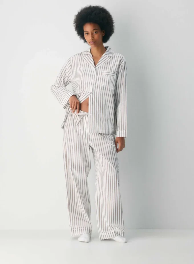 Pantalon de pyjama en popeline Laze