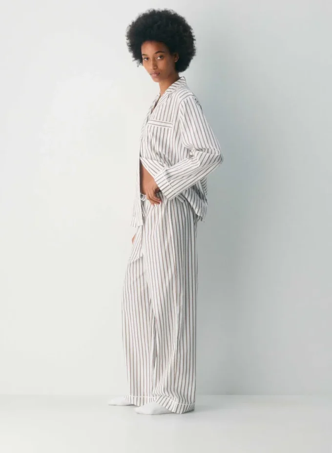 Pantalon de pyjama en popeline Laze