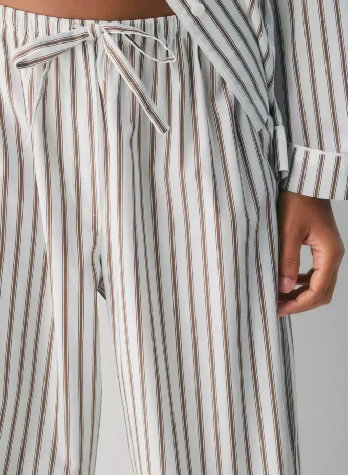 Pantalon de pyjama en popeline Laze
