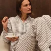 Pantalon de pyjama en popeline Laze