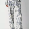 Pantalon de pyjama en soie Nightside