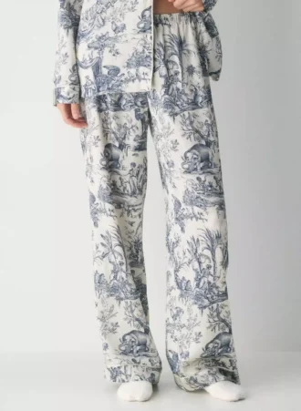 Pantalon de pyjama en soie Nightside