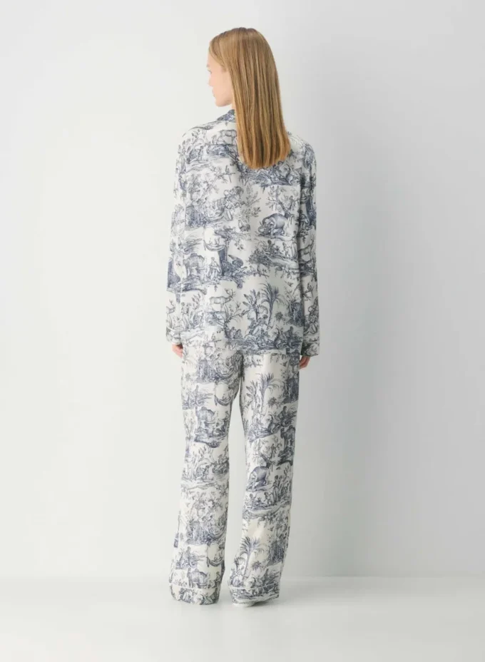 Pantalon de pyjama en soie Nightside
