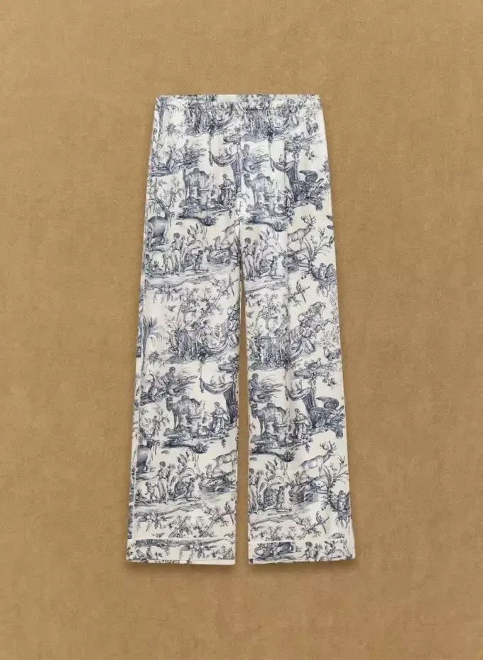 Pantalon de pyjama en soie Nightside