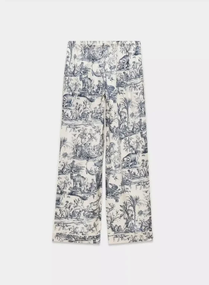 Pantalon de pyjama en soie Nightside