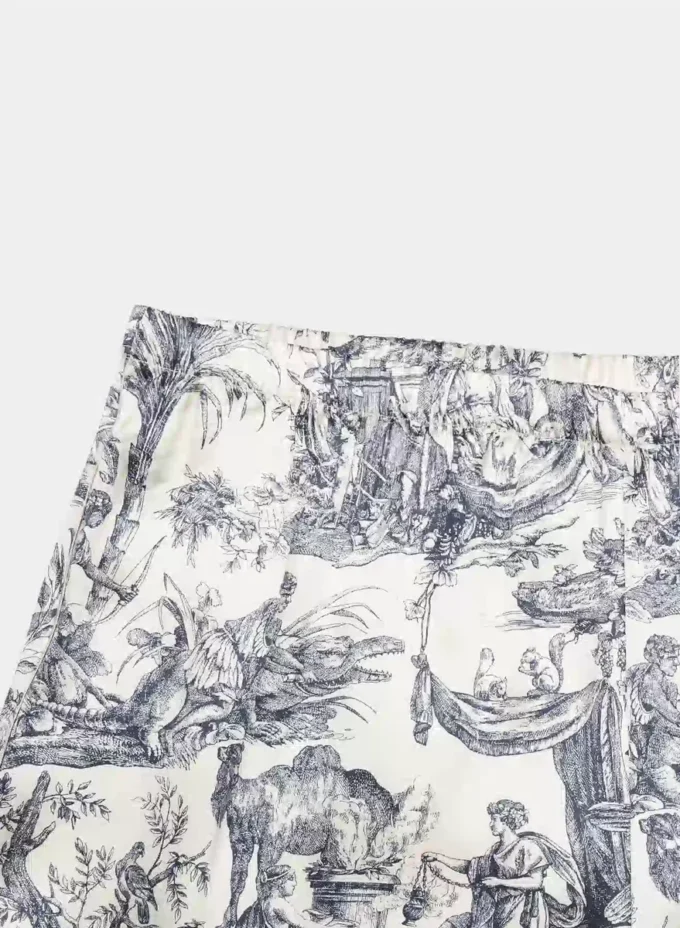 Pantalon de pyjama en soie Nightside