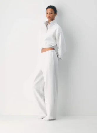 Pantalon de survêtement boyfriend confortable en molleton