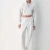 Pantalon de survêtement boyfriend confortable en molleton