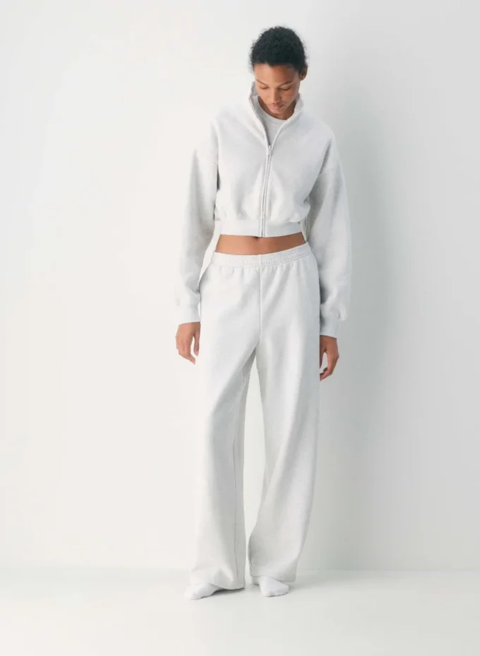 Pantalon de survêtement boyfriend confortable en molleton