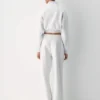 Pantalon de survêtement boyfriend confortable en molleton