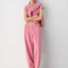 Pantalon de survêtement à coutures boyfriend en molleton douillet