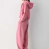 Pantalon de survêtement à coutures boyfriend en molleton douillet