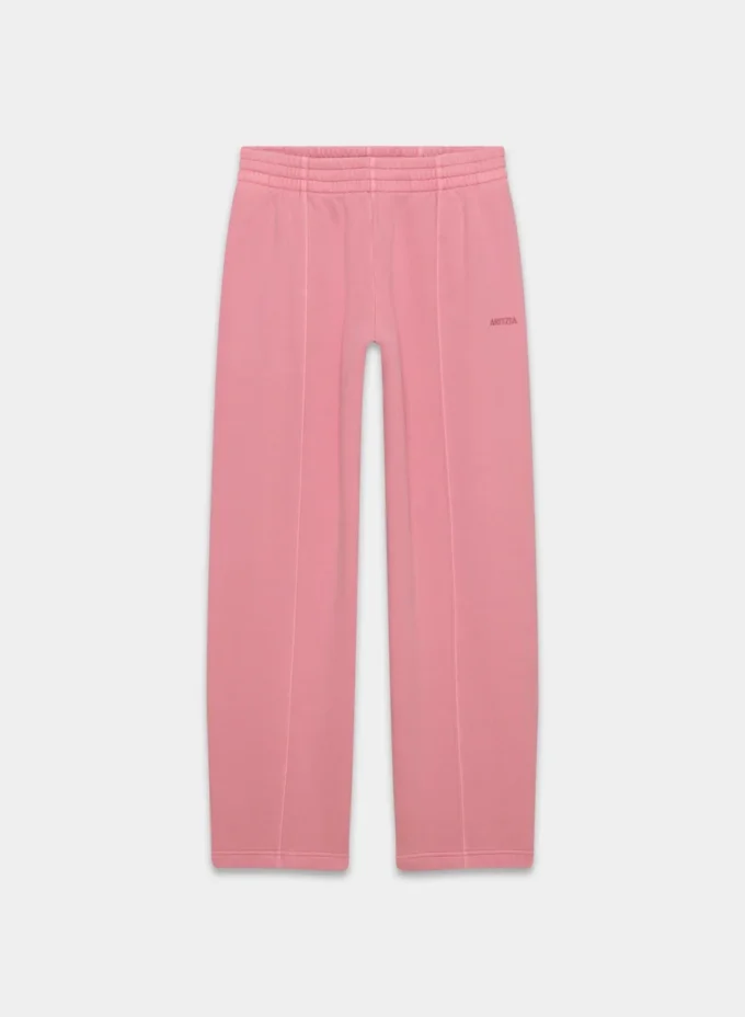 Pantalon de survêtement à coutures boyfriend en molleton douillet