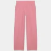 Pantalon de survêtement à coutures boyfriend en molleton douillet