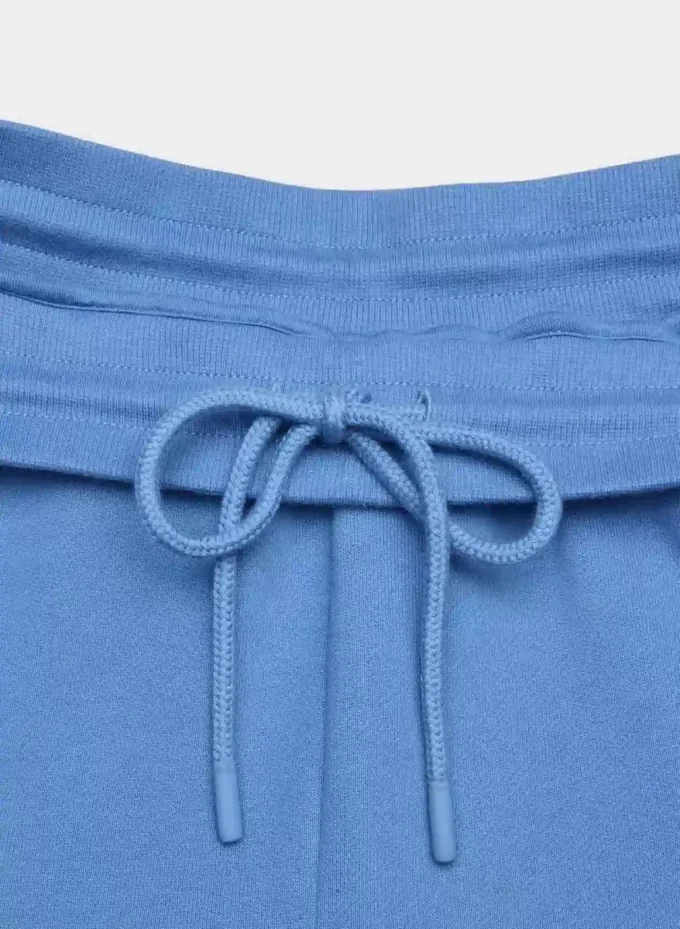 Pantalon de survêtement à larges bandes en molleton douillet