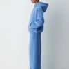 Pantalon de survêtement à larges bandes en molleton douillet