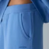 Pantalon de survêtement à larges bandes en molleton douillet