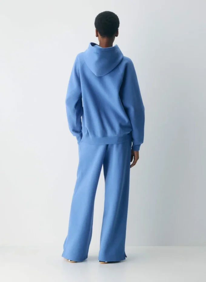 Pantalon de survêtement à larges bandes en molleton douillet