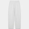 Pantalon de survêtement oversize à taille moyenne et jambes droites