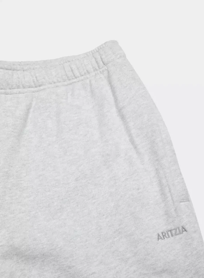 Pantalon de survêtement oversize à taille moyenne et jambes droites