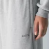 Pantalon de survêtement oversize à taille moyenne et jambes droites