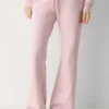 Pantalon de survêtement évasé en molleton douillet