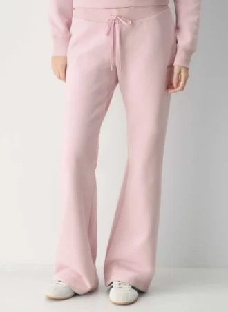 Pantalon de survêtement évasé en molleton douillet