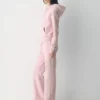 Pantalon de survêtement évasé en molleton douillet