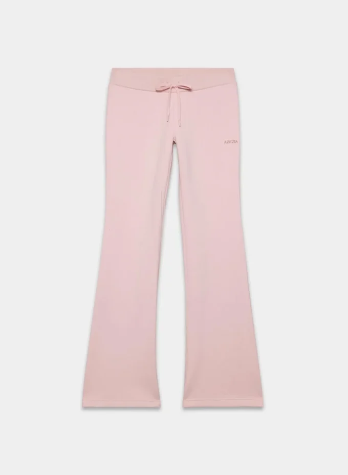Pantalon de survêtement évasé en molleton douillet