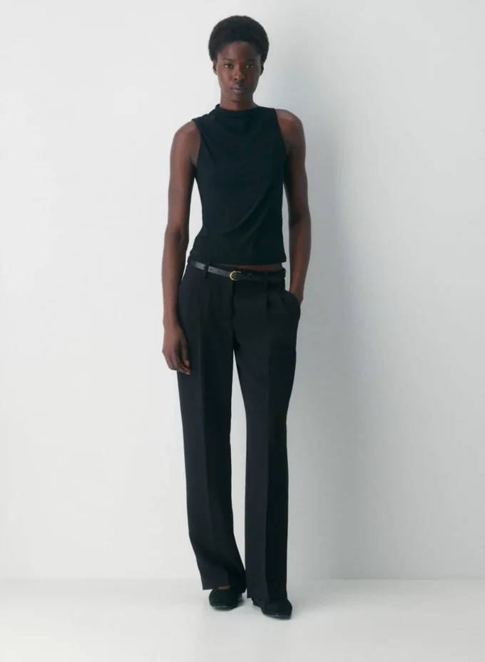 Pantalon Effortless Pant™ Curve-Fit taille basse – Crepette™