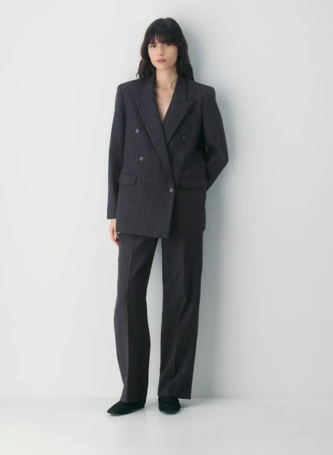 Pantalon en laine Agency