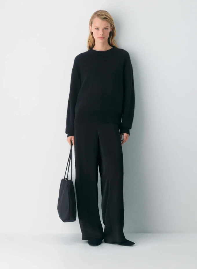 Pantalon en satin Archer