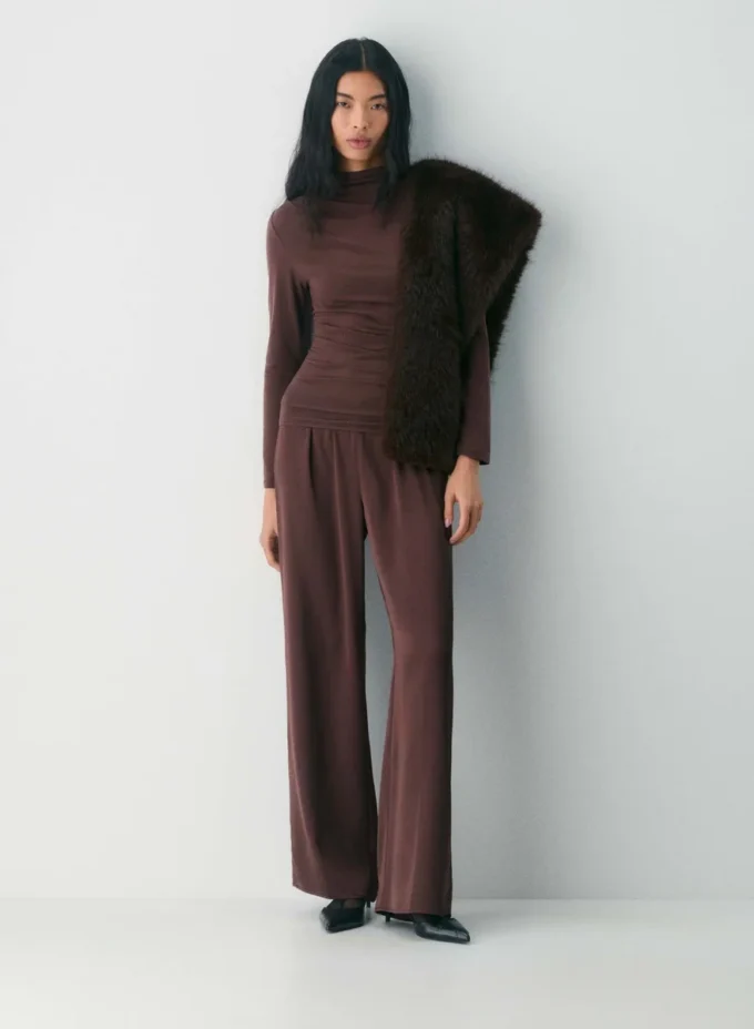 Pantalon en satin Vanitas