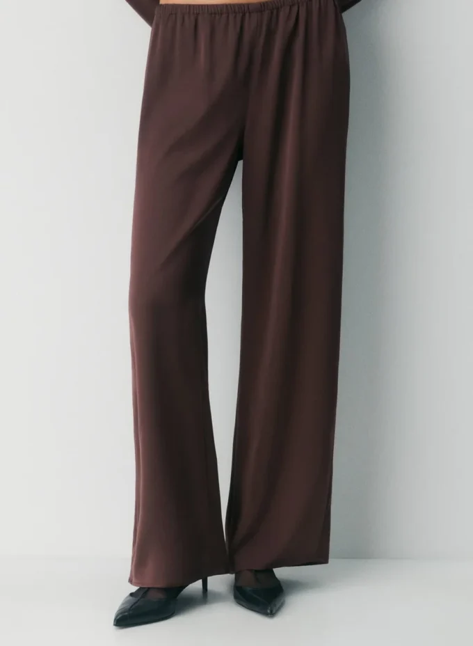 Pantalon en satin Vanitas