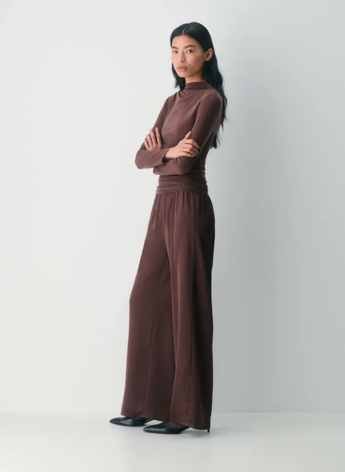 Pantalon en satin Vanitas