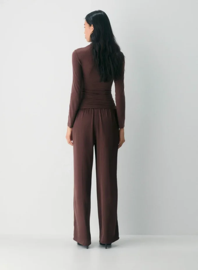 Pantalon en satin Vanitas