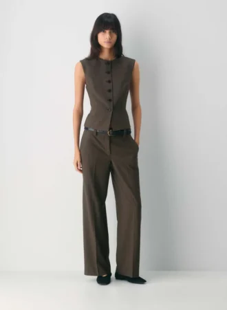 Pantalon taille basse Seville – Twill
