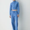 Polaire Cozy Sweatfleece Snug Hi-rib 1/2 Zip Mockneck