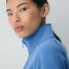 Polaire Cozy Sweatfleece Snug Hi-rib 1/2 Zip Mockneck