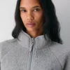 Polartec® Thermal Pro™ Raglan Mockneck Zip-up