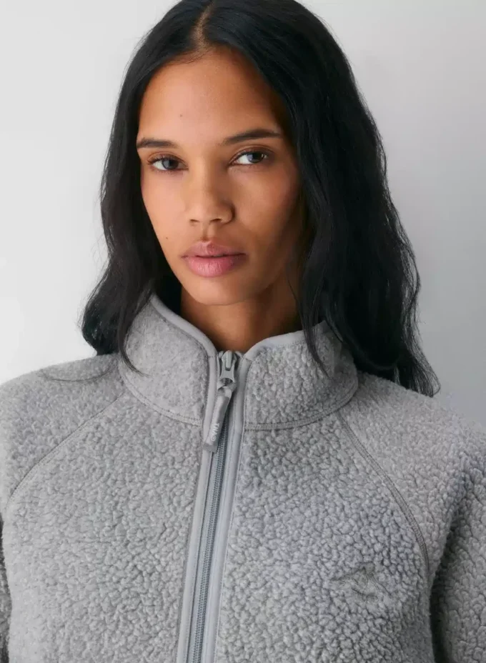 Polartec® Thermal Pro™ Raglan Mockneck Zip-up