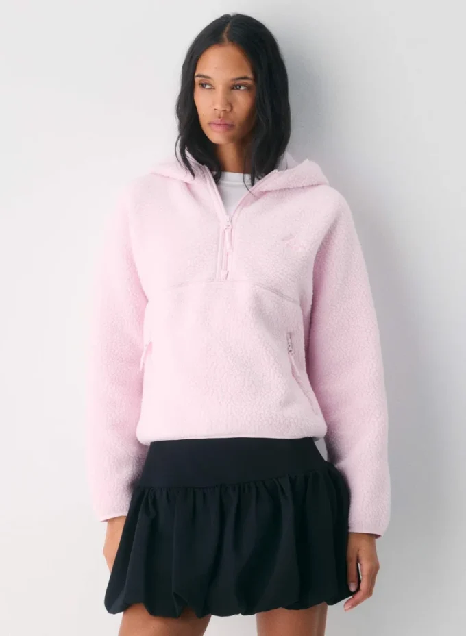 Polartec® Thermal Pro® Sweat à capuche 1/2 zip Hi-hip