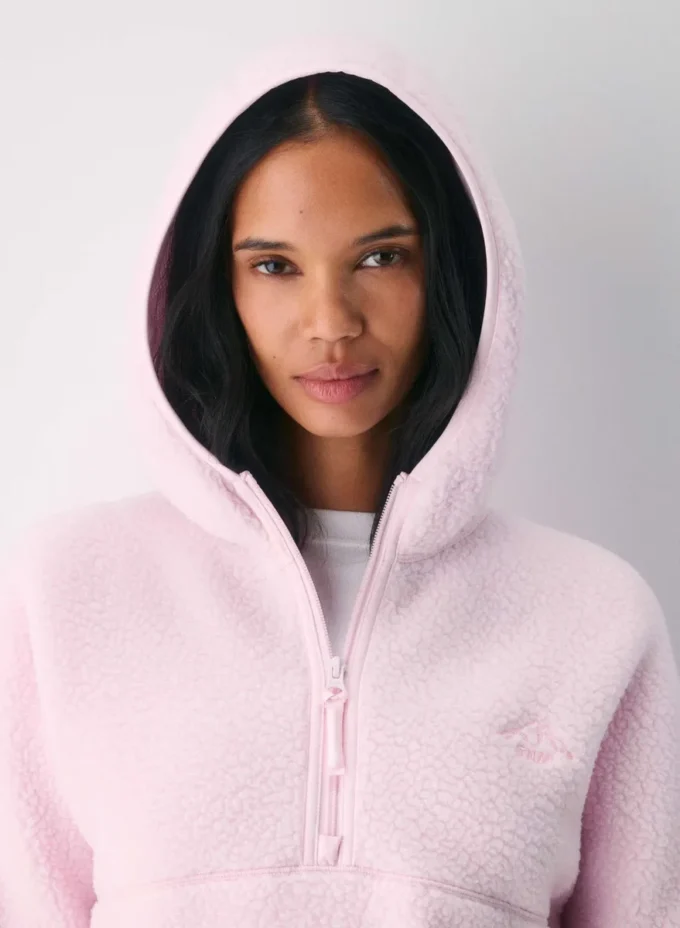 Polartec® Thermal Pro® Sweat à capuche 1/2 zip Hi-hip