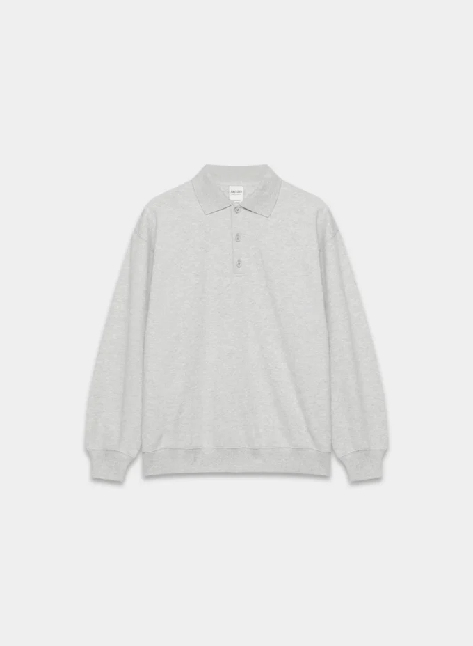 Polo boyfriend en molleton douillet