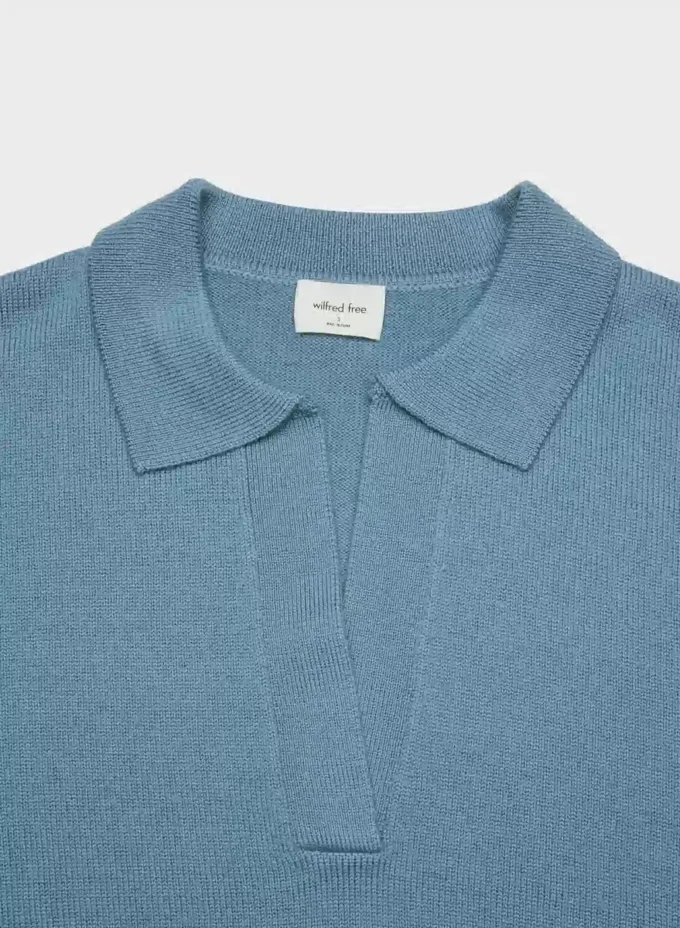 Polo en laine mérinos Clara