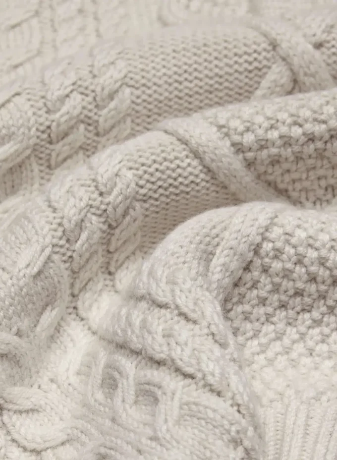 Pull à capuche et fermeture éclair 1/4 en laine mérinos Heritage