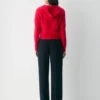 Pull à capuche zippé en cachemire essentiel