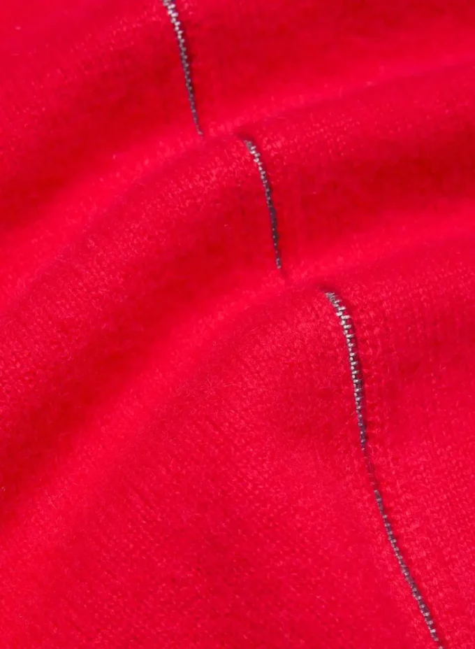 Pull à capuche zippé en cachemire essentiel