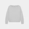Pull à col bateau décontracté Essential Cashmere